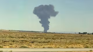 Se estrella bombardero B-52 de Estados Unidos en California; mueren ocho tripulantes durante misión de prueba