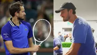 ¿Habrías imaginado a Daniil Medvedev como cajero?