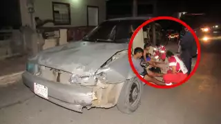 Loa menores fueron trasladados al hospital para una mejor atención médica