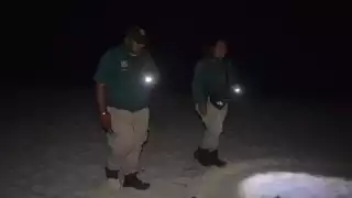 Integrantes de la Policía Ecológica empezaron la búsqueda del joven