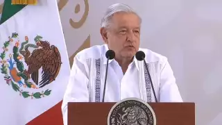 AMLO estuvo acompañado del gobernador Mauricio Vila Dosal
