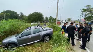 El hombre no sufrió lesiones
