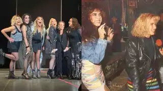 Ilse, una de las integrantes de Flans, sufrió una aparatosa caída en pleno concierto en el Auditorio Nacional