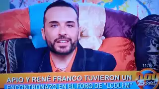 El cantante de Kabah fue el invitado en la sección de espectáculos del matutino. Foto: Especial