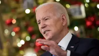 Biden basó su discurso en las medidas que pondrá en marcha a partir de ahora para reforzar el plan de combate a la nueva variante. Foto: AFP