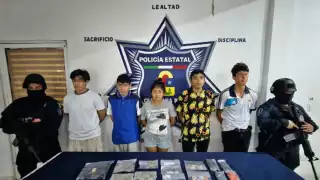 Los detenidos fueron alcanzados en su intento de fuga