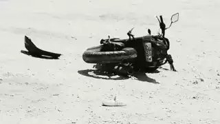 Al lugar llegó personal de urgencias médicas de la Cruz Roja