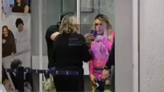 El venezolano se veía ligeramente molesto. Foto: Especial