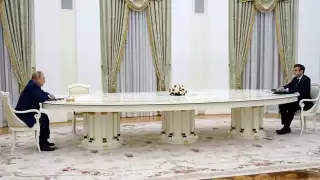 Emmanuel Macron, presidente de Francia, indicó que espera iniciar una desescalada de la crisis en Ucrania al inicio de su encontró en Moscú, con Vladimir Putin