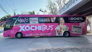 Así se ve el 'Xóchibus' de Xóchitl Gálvez: tiene 32 asientos y algunas mesas