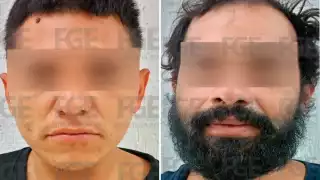 Ambas unidades no portaban placas de circulación.