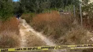 Encuentran cuerpo de mujer semidesnuda en el ejido de Alfredo V. Bonfil en Cancún