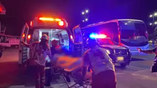 El herido fue trasladado grave a un hospital