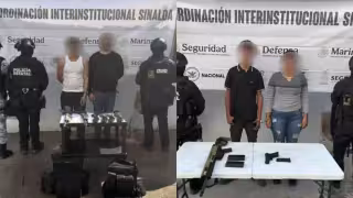 Operativo por mineros desaparecidos en Concordia, Sinaloa deja 4 detenidos; aseguran AK-47, SCAR y municiones