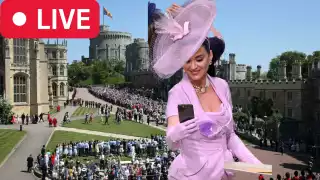 Katy Perry estuvo en la ceremonia de coronación. Foto: especial