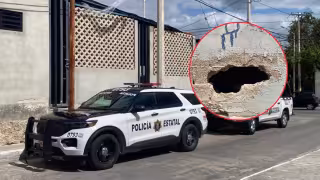 Roban local de comida en la colonia Minas de Campeche; hacen boquete en la pared para ingresar