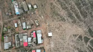 Así se ve desde las alturas parte del muro. Foto: Especial