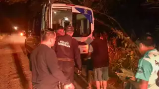 Joven motociclista derrapa en la vía Tzucacab-Catmis