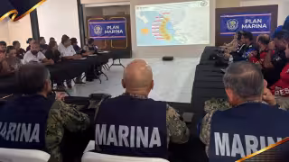 Marina activa plan de prevención en Michoacán y Oaxaca por huracán ´Trudy’