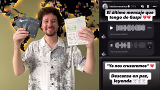 Luisito Comunica revela el audio que recibió de Gaspi antes de morir: “Ya nos cruzaremos”