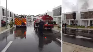 No se registraron más que perdidas materiales en el incendio