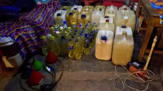 El huachicol junto a los detenidos quedaron a disposición de la FGR en Campeche