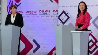 Segundo debate entre Delfina Gómez y Alejandra del Moral