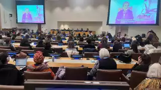 La canciller Alicia Bárcena, destacó que las Políticas Exteriores Feministas son un instrumento innovador para eliminar las barreras estructurales e históricas que enfrentan cotidianamente las mujeres