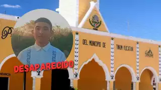 El joven fue visto por última vez en una terminal de autobuses con rumbo a Tekom