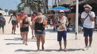Así se vivió el primer domingo de mayo en las playas de Progreso