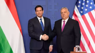 Marco Rubio se reúne con Viktor Orbán en Hungría y prepara acuerdo nuclear respaldado por Trump