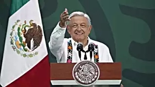 López Obrador hizo un llamado a festejar la Navidad y Año Nuevo en familia, pero manteniendo los cuidados para evitar contagios de Covid-19. Foto: Cuartoscuro