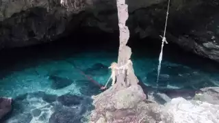 Recomiendan acudir en grupos grandes, ya que el cuerpo de agua está en el monte.