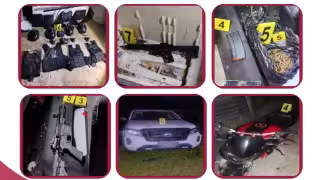 Cateo en Chekubul deja aseguramiento de armas largas, drogas y vehículos en Carmen