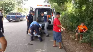 Los uniformados tomaron nota de este hecho y acordonaron el área para las investigaciones correspondientes