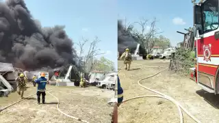 En el sitio, de acuerdo con personal que labora en la bodega, se almacenan muebles de madera y otra clase de mobiliario, que es propiedad del Sistema para el Desarrollo Integral de la Familia