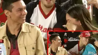 La joven prefirió besar a otro antes que a su acompañante