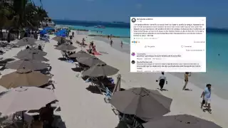 La pareja del extranjero fue que publicó en redes sociales la situación