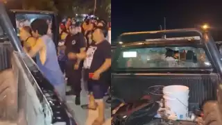 Vecinos intentaron hacer justicia por su propio medio