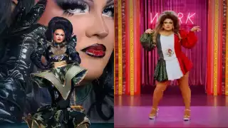 Geneva Karr podría ser multada por usar un vestido con la Bandera de México