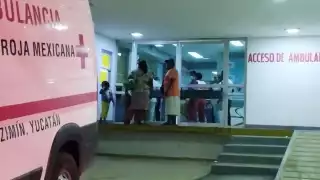 La menor fue llevada de emergencia a la Cruz Roja