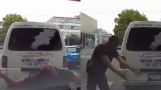 El limpiaparabrisas comenzó a gritarle al conductor por haberlo atropellado