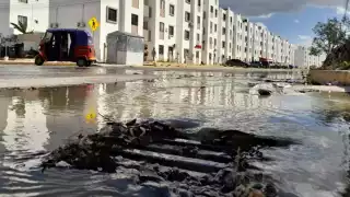 A pesar de ser un fraccionamiento relativamente nuevo, la petición de ayuda no llega