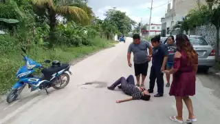 La acompañante resultó con lesiones, mientras de la guiadora sólo fue el susto