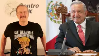 Guadalupe Acosta Naranjo, fundador del PRD, publicó en sus redes sociales una fotografía en la que aparece Vicente Fox abrazando al presidente Andrés Manuel López Obrador