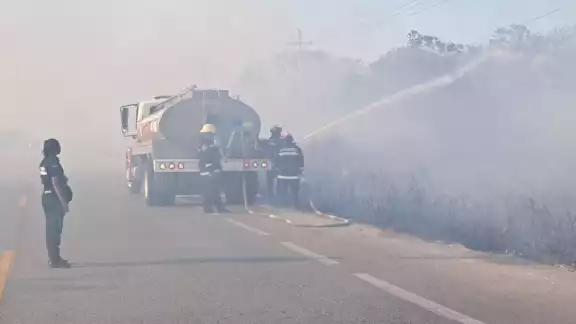 Es el segundo incendio forestal que se reporta en menos de una semana Es el segundo incendio forestal que se reporta en menos de una semana
