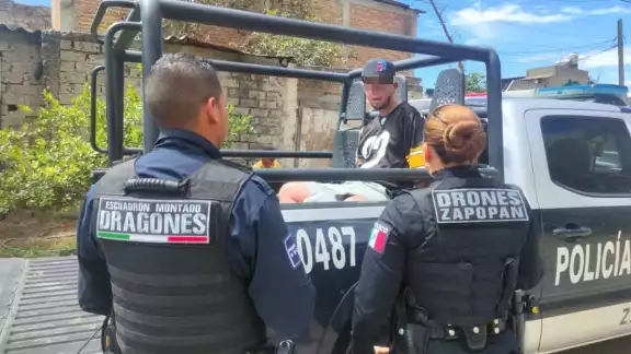 Elementos policiacos afianzaron al hombre en el área natural Elementos policiacos afianzaron al hombre en el área natural