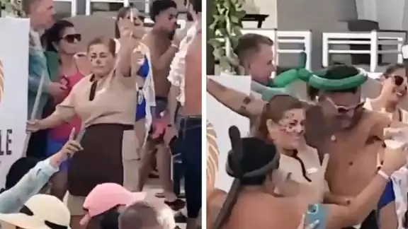 Reconocida por su carisma y alegría, esta trabajadora se ha convertido en la estrella del Hotel Riu Cancún