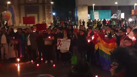 Marchan para exigir que acaben políticas serofóbicas en el Día Mundial del Sida Marchan para exigir que acaben políticas serofóbicas en el Día Mundial del Sida