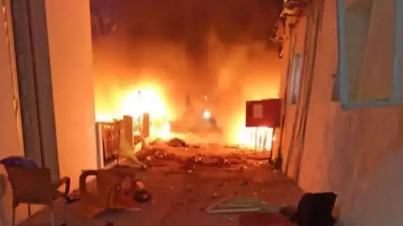 Las protestas por el ataque en Gaza al hospital Ahli Arab, provocaron enfrentamientos en Cisjordania
